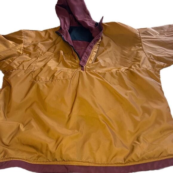 Columbia Convert Quarter Zip Heavy Nylon Hoodie. Tons of Pockets!  Size Large. - Picture 4 of 16